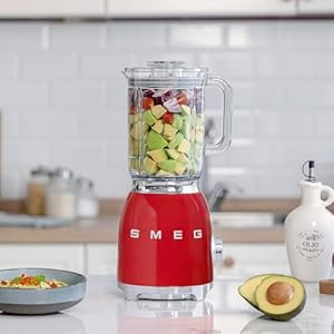 SMEG NEW Retro Countertop Blender (Red) SMEG NEW Retro Countertop Blender Red