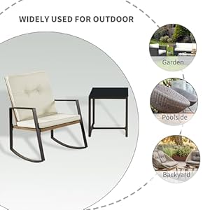   3-Pieces-Patio-Rocking-Chairs-Set-of-2-Outdoor-Wicker-Patio-Sets-Conversation-Coffee-Table-for-Front-PorchBalconyGardenPoolsideWashable-Cushion-Beige