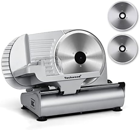 Techwood Electric Meat Slicer with Adjustable Blade