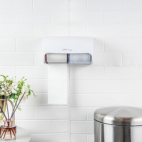 Restaurantware Clean Tek Professional 104x63x63 Commercial Toilet Paper Dispenser