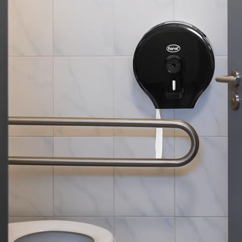 Wall-Mounted Jumbo Tissue Dispenser - Karaoh Jumbo Roll Tissue Dispo with 10 Roll