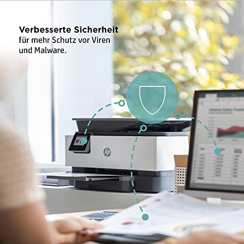 HP Farb-Tintenstrahl-All-in-One-Drucker - Officejet pro 9012e - Ideal für die Familie - 6 Monate Instant Ink im Lieferumfang vo – Bild 6