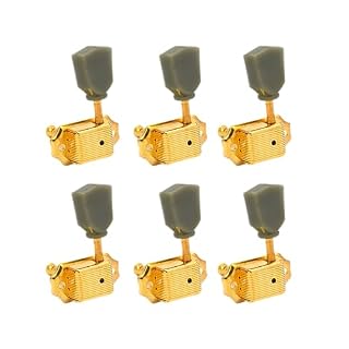 MEELYHOME Lot de 6 mécaniques d’accordage semi-fermées pour guitare - Les Beatles, Paul McCartney, John Lennon, RIngo Starr, George Harrison
