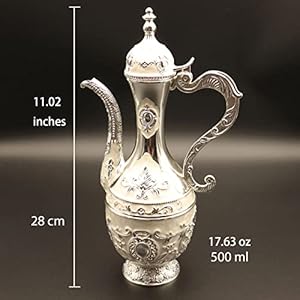   Turkish-Tea-Sets-Vintage-Turkish-Coffee-Sets-with-Pot-Tray-and-6-Cups-for-Birthday-Christmas-Housewarming-Wedding-White