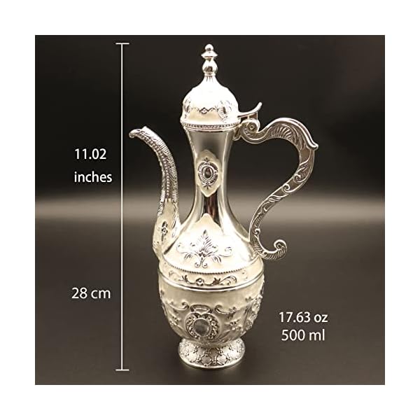   Turkish-Tea-Sets-Vintage-Turkish-Coffee-Sets-with-Pot-Tray-and-6-Cups-for-Birthday-Christmas-Housewarming-Wedding-White