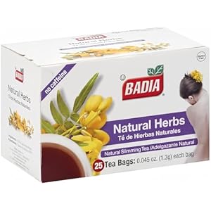 Badia Tea Bag,Natural Herbs,25 ct-P...