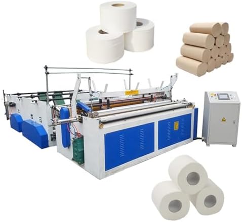 Compact Automatic Toilet Paper Roll Machine - Efficient Production
