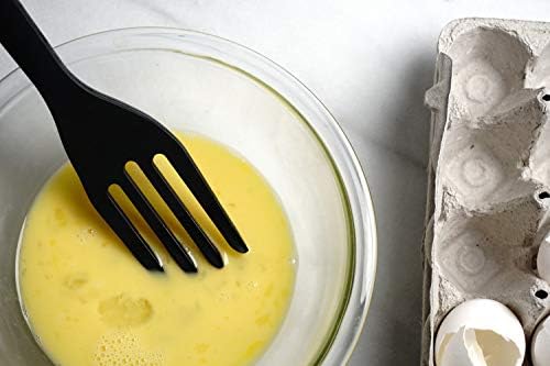 Perfect Mixing Tool 599 Black silicone fork Heat Resistant Easy Mixing