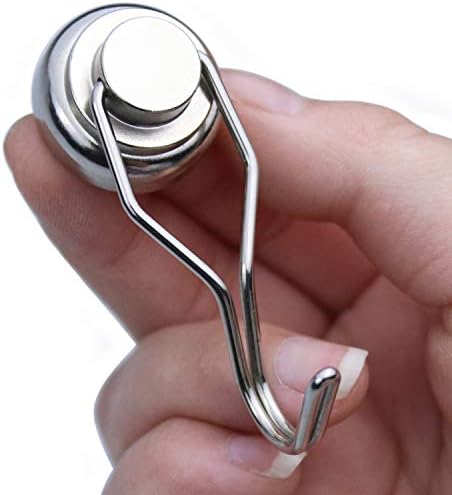 Neodymium Magnetic Hook 675mm 10-Pack for Refrigerators Other Magnetic Surfaces