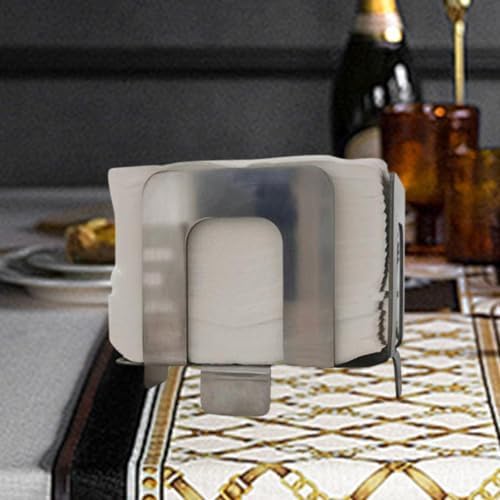 Yajuyi Square Napkin Holder Durable Organizer for Kitchen Dining