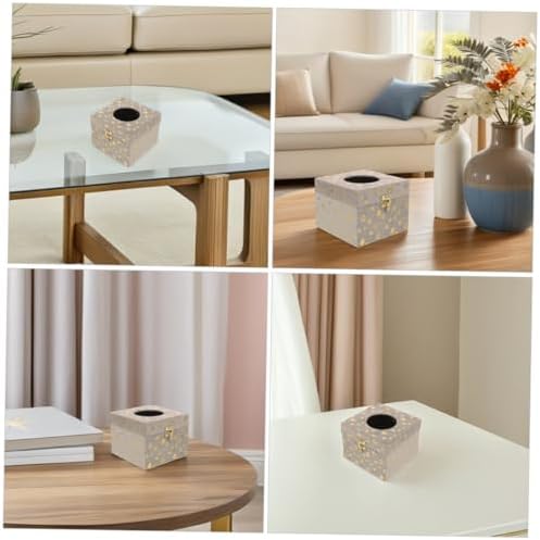 Stylish Vintage Wooden Tissue Box