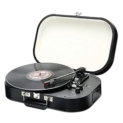 Tourne-Disque, Tourne-Disque Vinyle 3 Vitesses avec Haut-parleurs stéréo intégrés, Prend en Charge la Lecture de Musique USB/Prise casque/MP3/téléphones Portables, Conception de v - Les Beatles, Paul McCartney, John Lennon, RIngo Starr, George Harrison