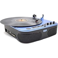 Tourne-Disque Bluetooth en Vinyle, Platine Vinyle à 3 Vitesses avec 2 Haut-parleurs stéréo intégrés, Aiguille de Remplacement, Prend en Charge la Sortie Ligne, enregistreur AUX in - Les Beatles, Paul McCartney, John Lennon, RIngo Starr, George Harrison
