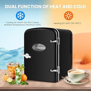   Simple-Deluxe-4L-Portable-Mini-Fridge-Warmer-and-Cooler-Six-12oz-Cans-Compact-Refrigerator-100-Freon-Free-Eco-Friendly-4-L-Black