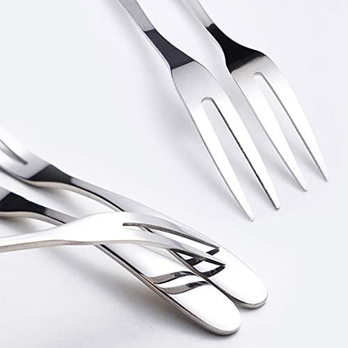 6-Piece Professional Escargot Forks for Shellfish Tasting