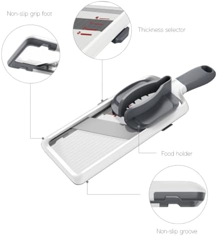 Adjustable Mandoline Slicer with 2 Peelers