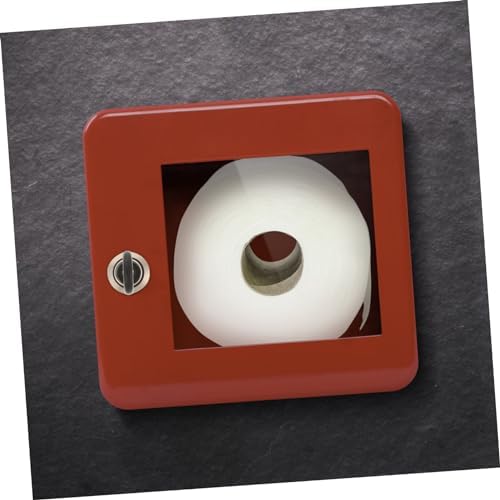Elegant Restroom Accessory Toilet Paper Holder Lid Key