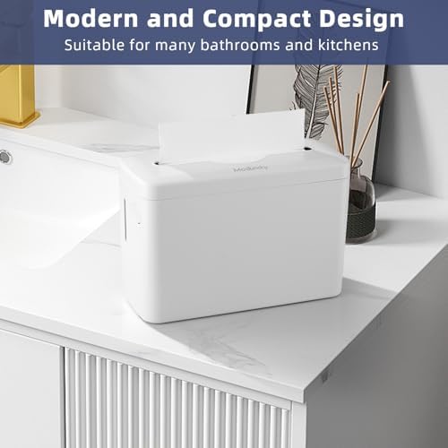 Space-Saving Counter Top Hand Towel Dispenser White