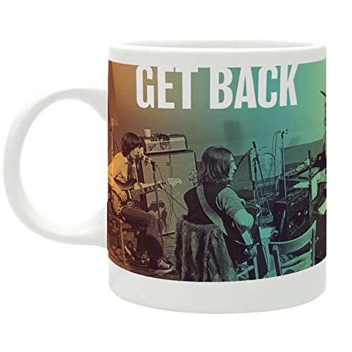 ABYstyle The Beatles Get Back Tasse à café et thé en céramique 325 ml - Les Beatles, Paul McCartney, John Lennon, RIngo Starr, George Harrison ABYstyle The Beatles Get Back Tasse à café et thé en céramique 325 ml