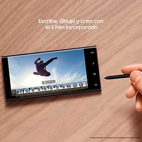 Samsung Galaxy S22 Ultra 5G (256 GB) Phantom Schwarz + Ladegerät – Handy, ohne SIM-Lock, Android-Smartphone (Spanische Version) – Bild 5