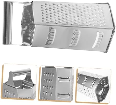 Stainless Steel Grater with 6 Shape Slicing Function Reusable Cooking Tool