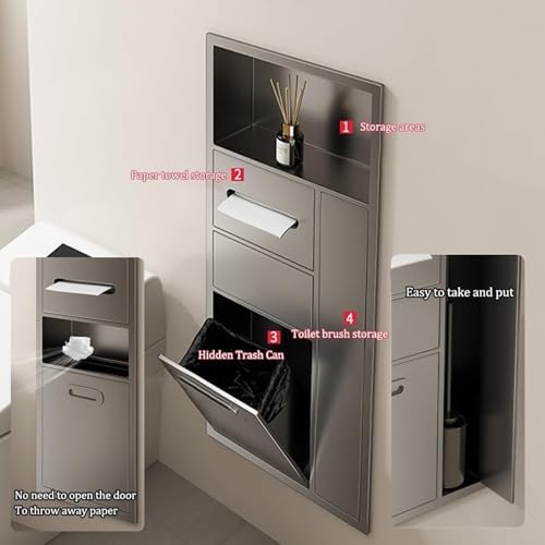 Space-Saving Stainless Steel Towel Dispenser