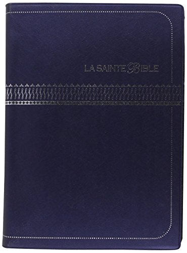 La Sainte Bible - Grand format, bleu marine