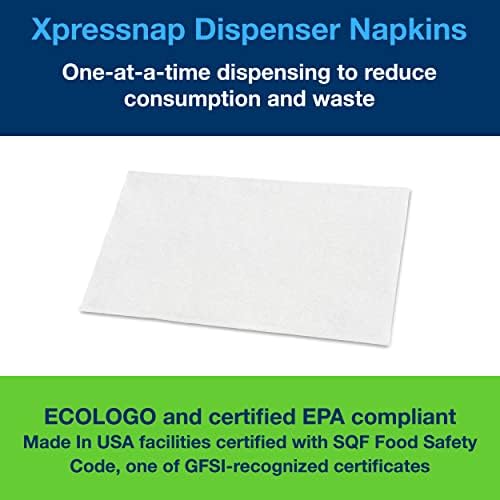 Tork Xpressnap N4Walnut - N4 Refill - White Napkin dispenser