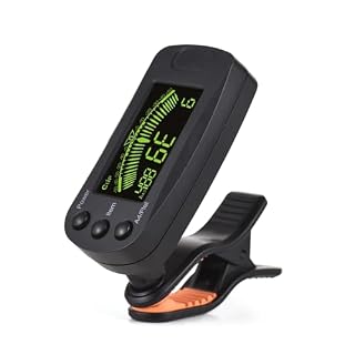 HUIOP Accordeur de guitare à pince pour guitare basse violon ukulélé écran LCD rétroéclairé accordeur de guitare portable avec clip rotatif pliable accessoires de guitare universels alimentation par p - Les Beatles, Paul McCartney, John Lennon, RIngo Starr, George Harrison