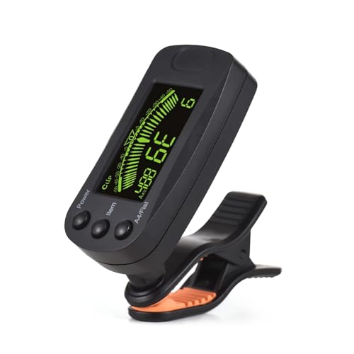 HUIOP Accordeur de guitare à pince pour guitare basse violon ukulélé écran LCD rétroéclairé accordeur de guitare portable avec clip rotatif pliable accessoires de guitare universels alimentation par p - Les Beatles, Paul McCartney, John Lennon, RIngo Starr, George Harrison HUIOP Accordeur de guitare à pince pour guitare basse violon ukulélé écran LCD rétroéclairé accordeur de guitare portable avec clip rotatif pliable accessoires de guitare universels alimentation par p