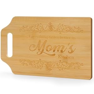 Mothers Day Cutting Board, Bamboo C...