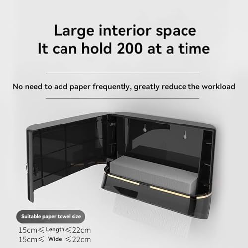 Space-Saving Wall-Mounted Towel Dispenser