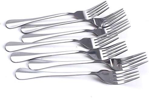 12-Piece Stainless Steel Flatware Set Extra Silverware Replacement Forks