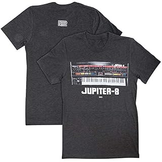 Tee-shirt Roland JUPITER-8 Synthesizer, taille XL - Les Beatles, Paul McCartney, John Lennon, RIngo Starr, George Harrison