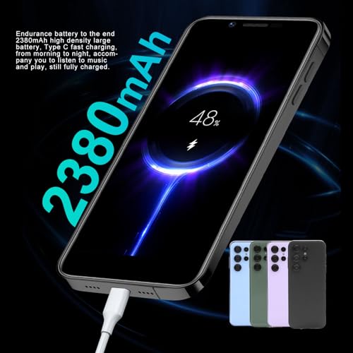 ciciglow S24 Pro Small 3G-Smartphone, 4-Zoll-Display, 2 GB RAM, 16 GB ROM, Dual-SIM-Handy, 2380-mAh, 3 MP + 10 MP Studenten-Taschenhandy für Android 8.1 (Purple) – Bild 8