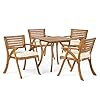   Christopher-Knight-Home-Hermosa-Acacia-Wood-Dining-Set-5-Pcs-Set-Teak-Finish