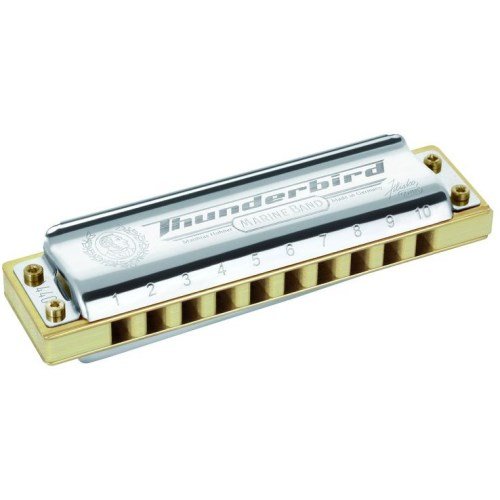 Hohner harmonica marine band thunderbird lC-mS-c (profondeur juge, étui - Les Beatles, Paul McCartney, John Lennon, RIngo Starr, George Harrison Hohner harmonica marine band thunderbird lC-mS-c (profondeur juge, étui