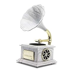 YTGDBDG Tourne-Disque Bluetooth, Tourne-Disque rétro, Platine Vinyle avec Haut-parleurs stéréo intégrés, Conception Valise, enregistreur Blanc - Les Beatles, Paul McCartney, John Lennon, RIngo Starr, George Harrison