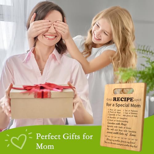 Birthday Gifts for Mom from Daughter Son, First Time Mom Gifts, Best Gifts for Step Mom, Bonus Mom, Stepmother, Mama, Unique Mom Gifts for Mom Christmas, New Mother Cutting Board Gift - Image 4