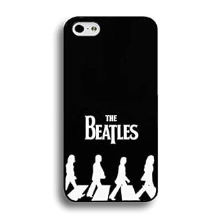 Black Background Back Design The Beatles Phone Case Cover for Iphone 6 Plus/6s Plus 5.5 Inch The Beatles Hot Shelling - Les Beatles, Paul McCartney, John Lennon, RIngo Starr, George Harrison