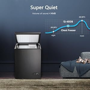   RWFLAME-Chest-Freezer-35-Cubic-Feet-with-2-Removable-Baskets-and-Defrost-Water-Drain-Deep-Freezer-Adjustable-Temperature-Energy-Saving-Top-Open-Door-Compact-Freezer-35-Cubic-Feet-Black