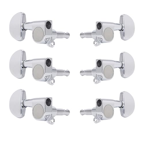 Lot de 6 mécaniques d’accordage de guitare 3L3R scellées faciles à installer - Les Beatles, Paul McCartney, John Lennon, RIngo Starr, George Harrison Lot de 6 mécaniques d'accordage de guitare 3L3R scellées faciles à installer