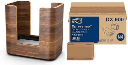 Tork Xpressnap N4Walnut - N4 Refill - White Napkin dispenser
