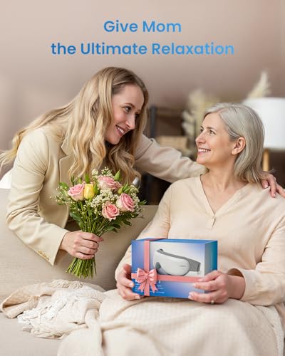 RENPHO Eyeris 1 Eye Massager with Heat, Eye Mask for Migraine, Smart Sleep Mask for Dry Eyes Relax, Reduce Strain for Mom Dad Women Men Her Him - Image 3