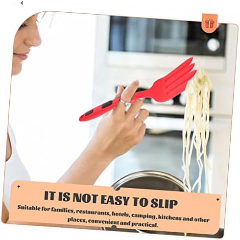 FUNOMOCYA Silicone Salad Forks 2 Pack for Daily Use
