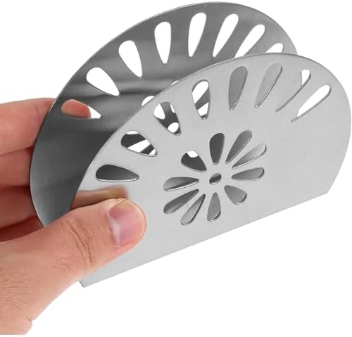 Creative Stainless Steel Napkin Holder Freestanding Tissue Dispenser Silver