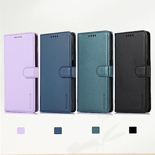 FUNHULLUN Handyhülle für Samsung Galaxy A05S Leder Hülle Flip Case mit Kartenfach Standfunktion für Samsung Galaxy A05S Schutzhülle,Schwarz – Bild 8