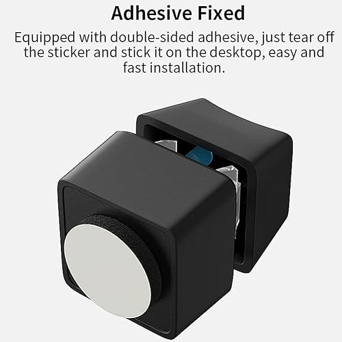 OVNSHVN LED-Licht, Computer-Desktop-Switch, PC-Motherboard, Externer Start-/Einschaltknopf, Verlängerungskabel für Heimbüro, 10 M, Schwarz, Langlebig, Einfache Installation – Bild 5