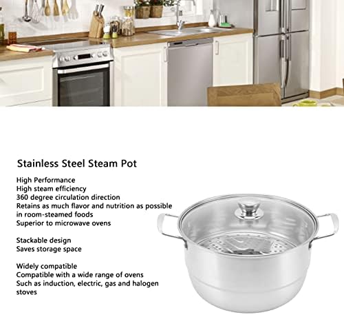 FLEXMAN Stainless Steel Saucepan with Glass Lid