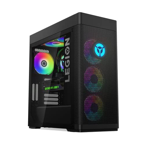 Lenovo Legion Tower 7i Gaming Desktop-PC | Intel Core i9-12900KF | 32GB RAM | 2TB SSD | NVIDIA GeForce RTX 3080 Ti | Win11 Home | QWERTZ | schwarz | inkl. Tastatur & Maus | 3 Jahre Premium Care